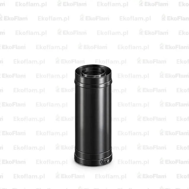 BI-Pellet 80/130 ED 250 rura prosta w kolorze RAL9030