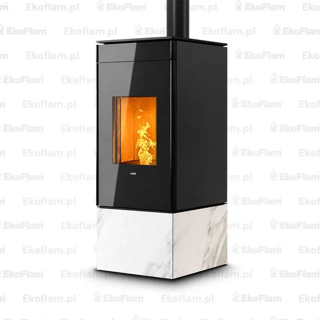 Pellet stove Nobis A8/10 Quadra Top V gres carrara