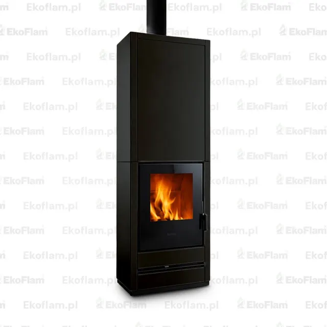 Wood-burning stove Piazzetta E928 H Maiolica black
