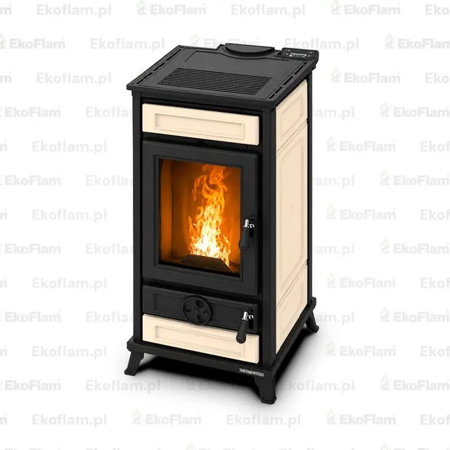 Pellet stove Thermorossi Flam Maiolica beige