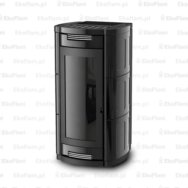 Pellet stove Moretti Design Prestige Aqua All Style 26 Maiolica black