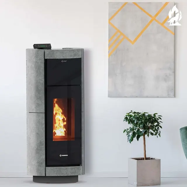 Pellet stove Thermorossi Doria Supreme Idra Stone