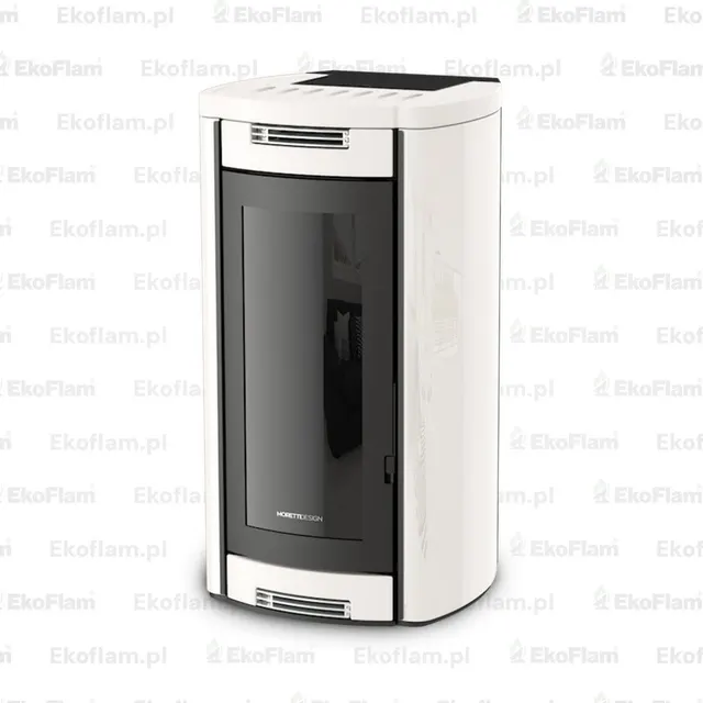 Pellet stove Moretti Design Aladino Aqua Style 14 steel white