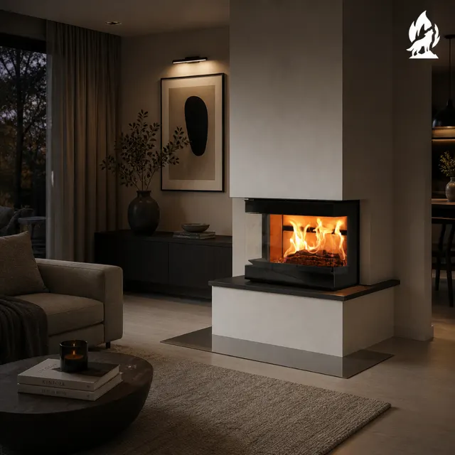 Wood-burning insert Nobis Efrem View 800/55