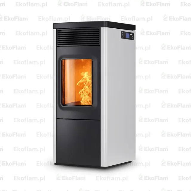 Pellet stove Nobis 6/9 N70 V steel white