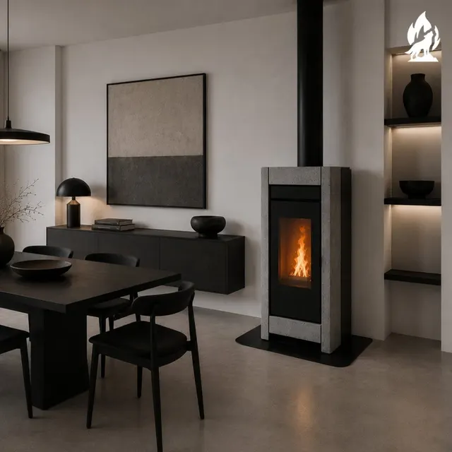 Pellet stove Thermorossi Essenza Natural Plus Stone