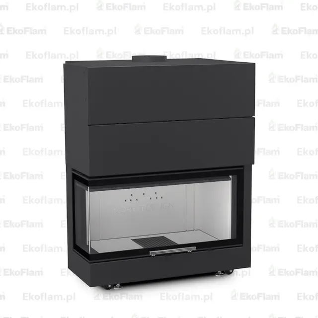 Wood-burning insert Moretti Design Latodesign 90 left