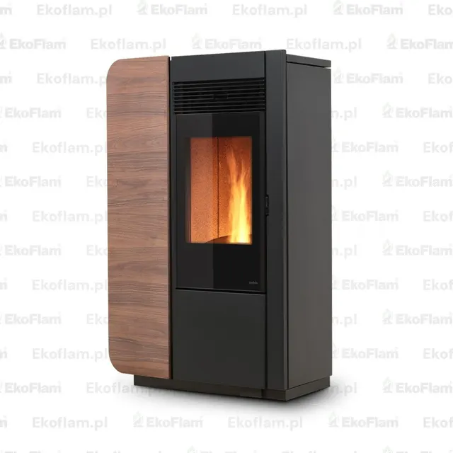 Pellet stove Nobis 12 Elena Style V wood walnut