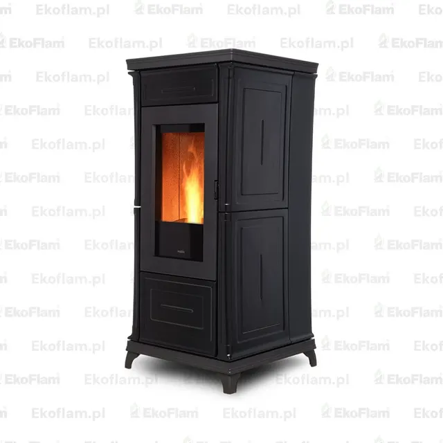 Pellet stove Nobis A9/10 Classic Plus V Maiolica black