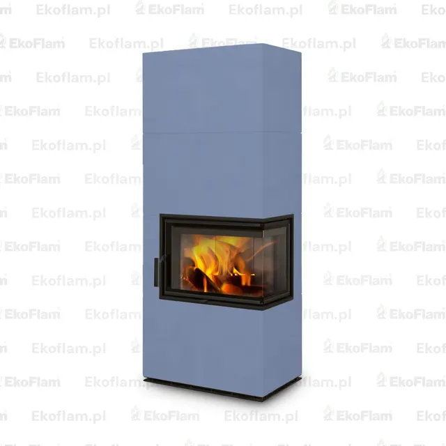 Kominek na drewno Romotop Solid R Top ceramika  21204 staromodra