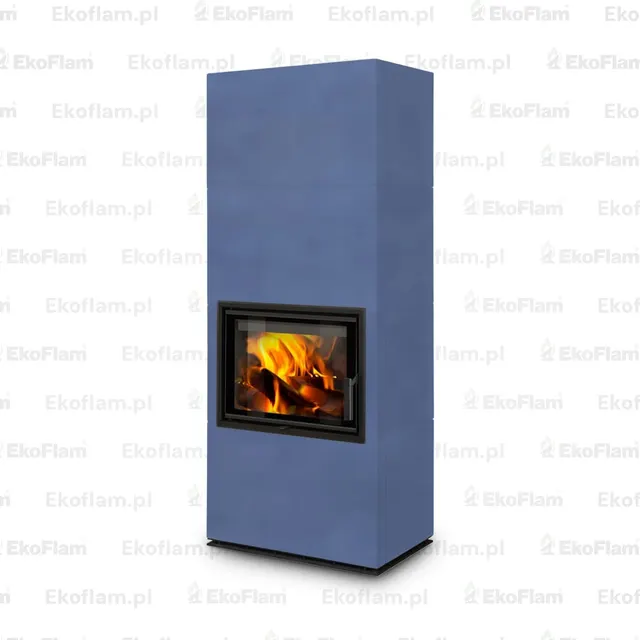 Kominek na drewno Romotop Solid F Top ceramika  23203 ocean matowy