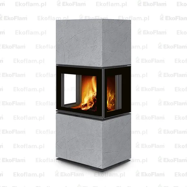 Wood-burning stove Romotop Lera CG thermline grey