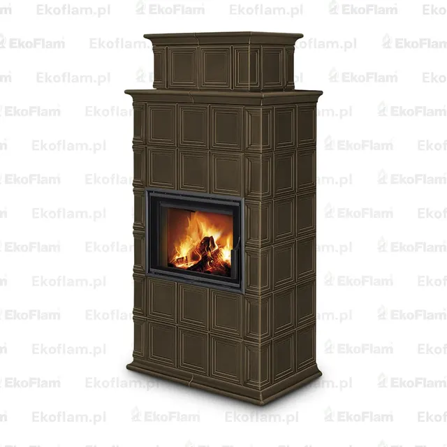 Wood-burning stove Romotop Baracca 11 H Maiolica 30601