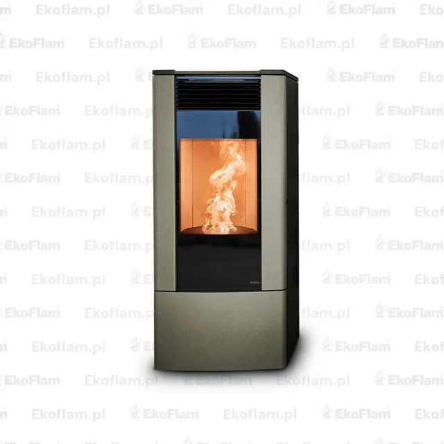 Pellet stove Nobis 7/10 Lisa V steel dove grey