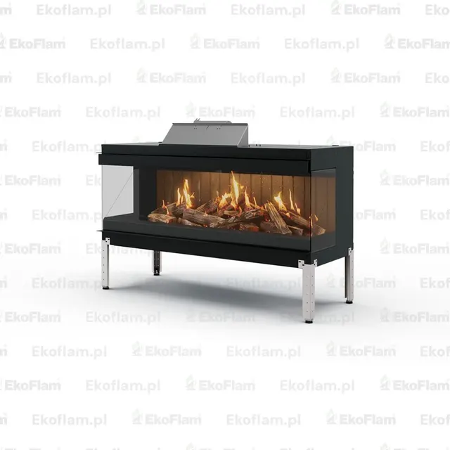 Holographic fireplace Nobis Janus 125 View
