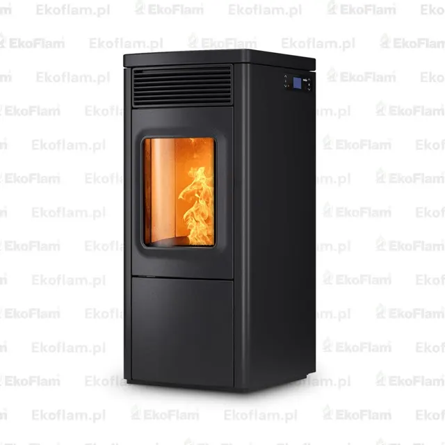 Pellet stove Nobis 6/9 N70 V steel black