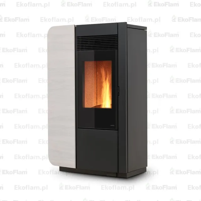 Pellet stove Nobis 12 Elena Style V wood white