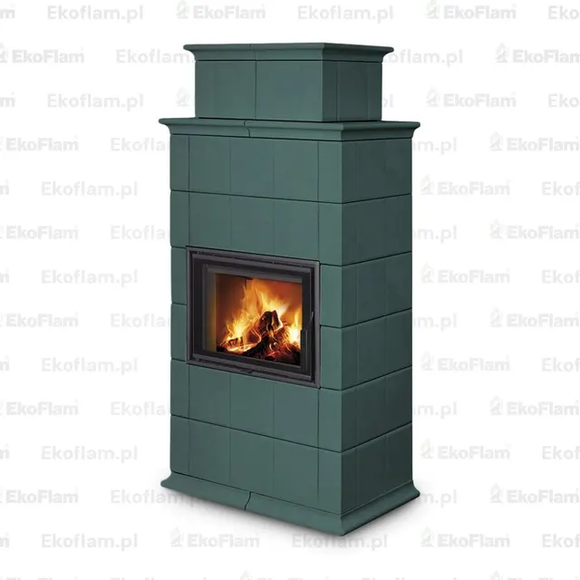 Wood-burning stove Romotop Baracca 10 H Maiolica 19900