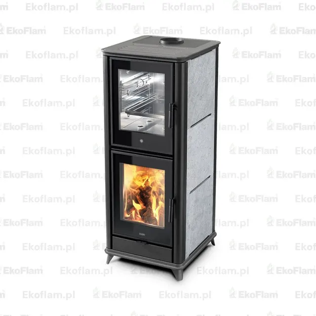 Wood-burning stove Klover Olympia stone