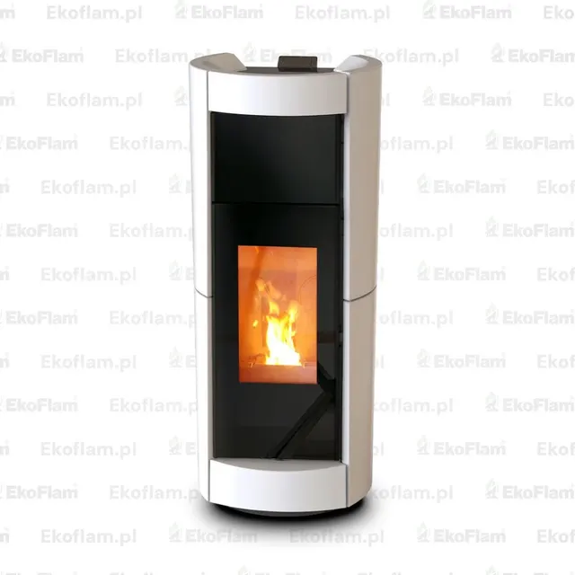 Pellet stove Thermorossi Chic Supreme Idra Maiolica white
