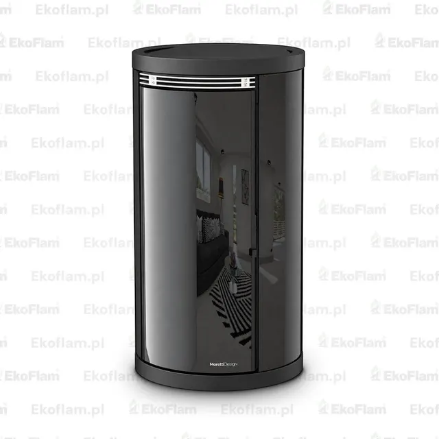 Pellet stove Moretti Design Exclusive Aqua Glass 26 glass black