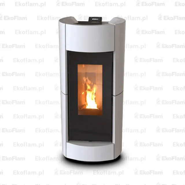 Wood-burning stove Thermorossi Chic Maiolica white