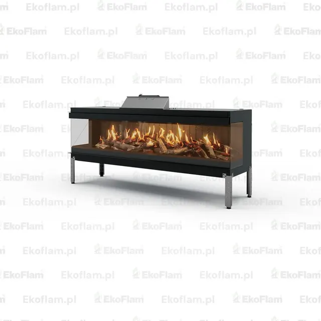 Holographic fireplace Nobis Janus 170 View