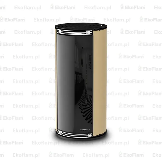 Pellet stove Moretti Design Globe Glass Relax 9 beige