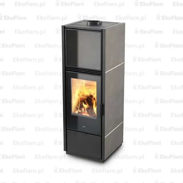 Wood-burning stove Klover Swiss Core gres moka
