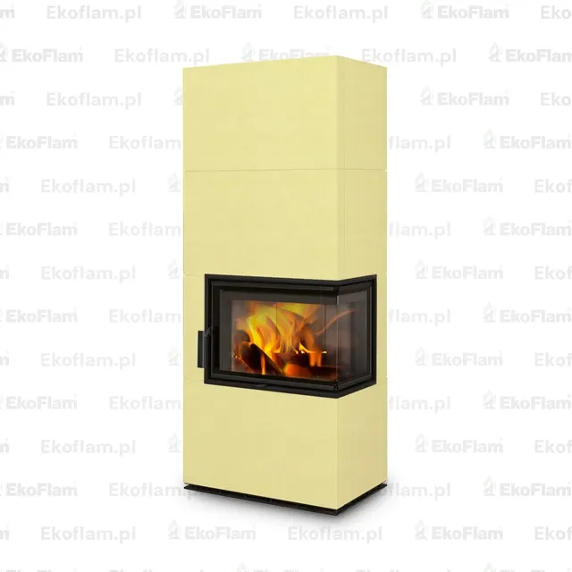Kominek na drewno Romotop Solid R Top ceramika  63600 terra