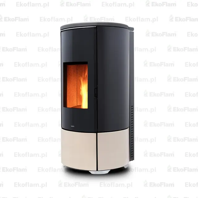 Pellet stove Nobis H10/12 Shape Maiolica hazelnut