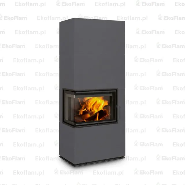 Kominek na drewno Romotop Solid L Top ceramika  40300 road