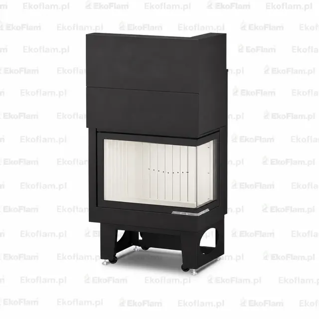 Wood-burning insert Moretti Design Latodesign 90 right