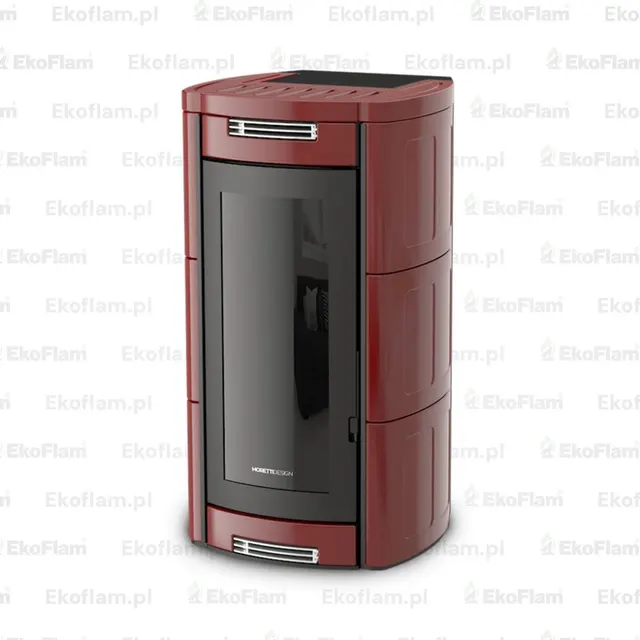 Pellet stove Moretti Design Aladino Aqua All Style 14 Maiolica bordo