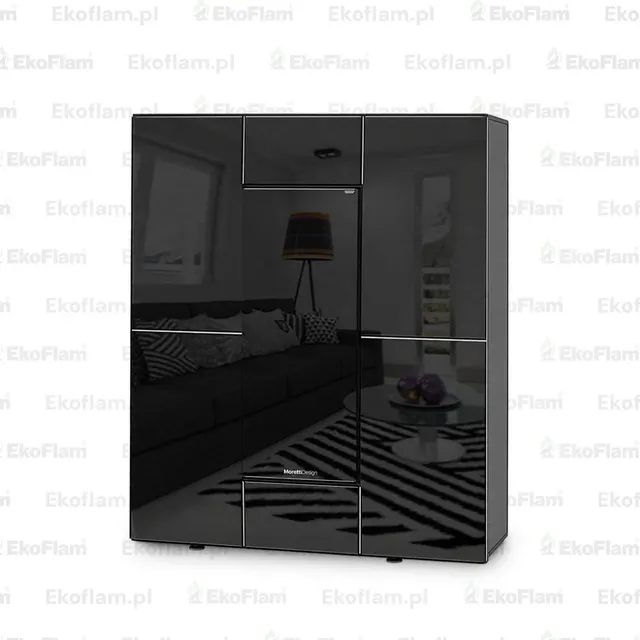 Pellet stove Moretti Design Compact Relax Glass 10 glass black