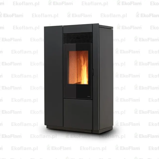 Pellet stove Nobis 12 Elana V steel black