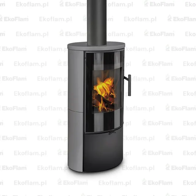 Kominek na drewno Romotop Laredo ceramika  58507 stalowy
