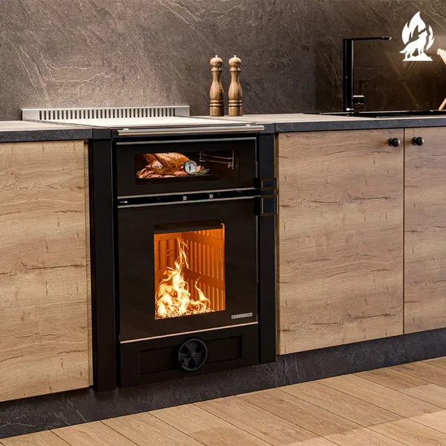 Piec kuchenny na drewno Thermorossi Aurora 60 Easy