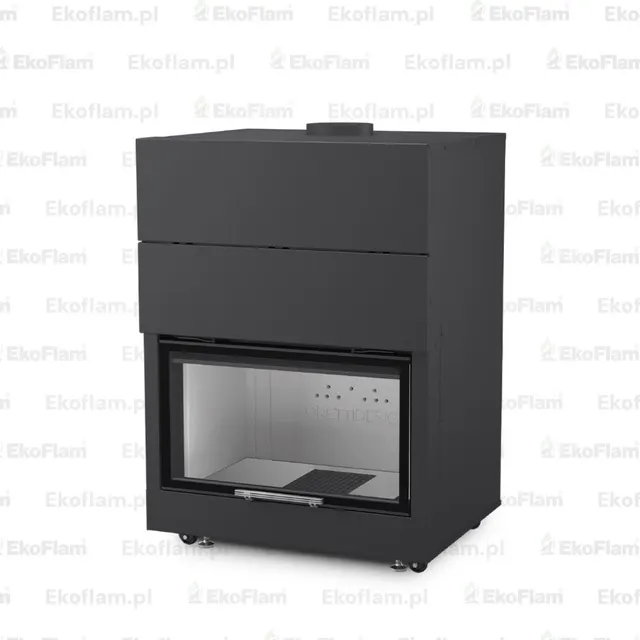 Wood-burning insert Moretti Design Monodesign 80