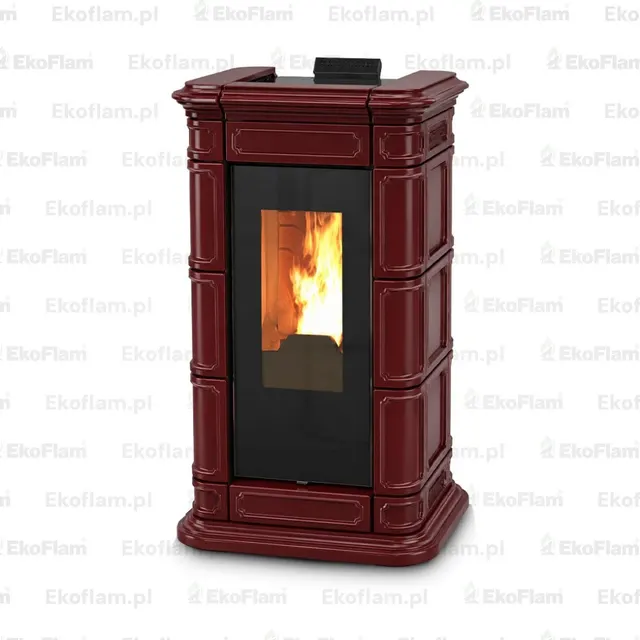 Pellet stove Thermorossi Saint Moritz PIDRA18 Maiolica bordo