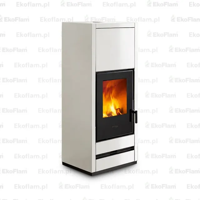 Wood-burning stove Piazzetta E928 M Maiolica white