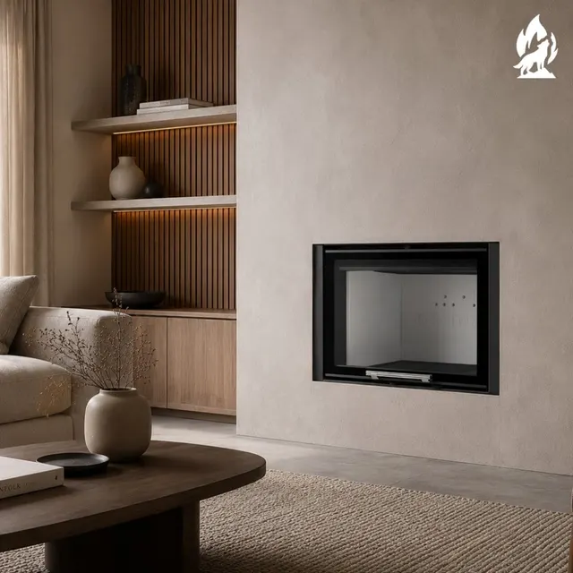 Wood-burning insert Moretti Design Monodesign 60