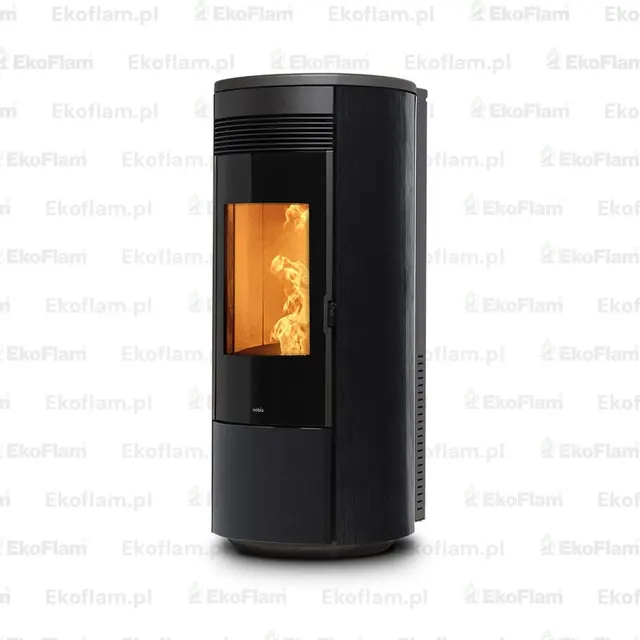 Pellet stove Nobis A11/13 Round V Glass wenge