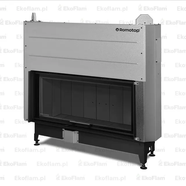 Ciemny kominek na drewno Romotop HEAT 3G L 110.50.06
