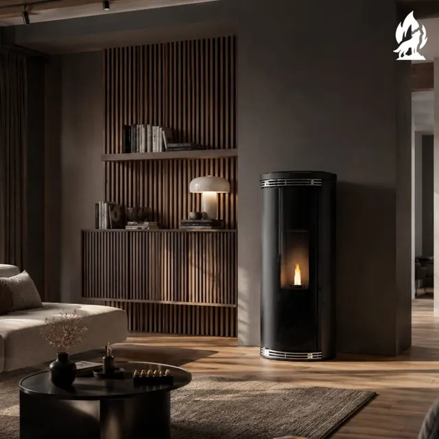 Pellet stove Moretti Design Harmony Aqua 14 glass black