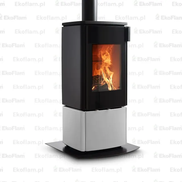 Wood-burning stove Nobis 8/10 Zenith 400 Maiolica white