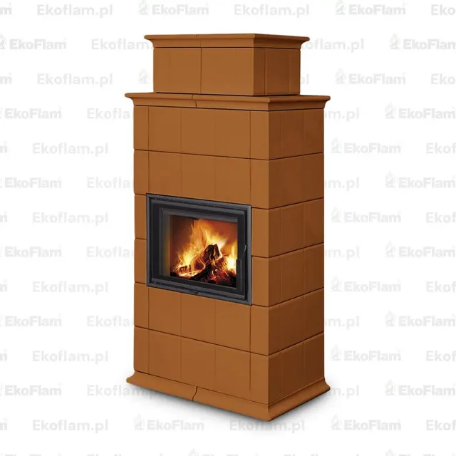 Wood-burning stove Romotop Baracca 10 H Maiolica 62601