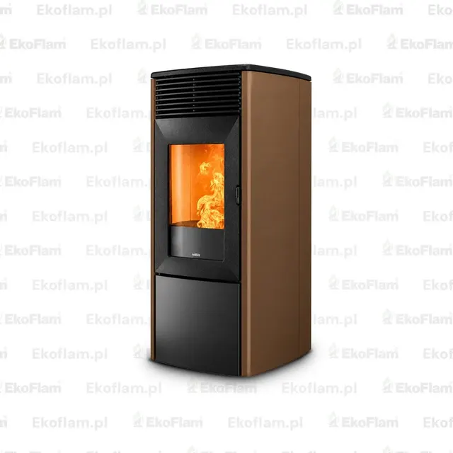 Pellet stove Nobis A9/10 Zenith V steel bronze