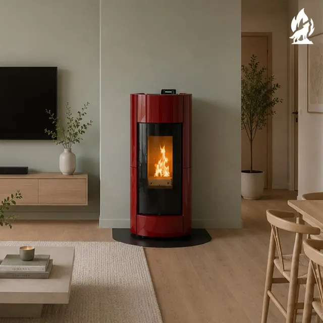 Pellet stove Thermorossi Chic Pidra14 Maiolica bordo