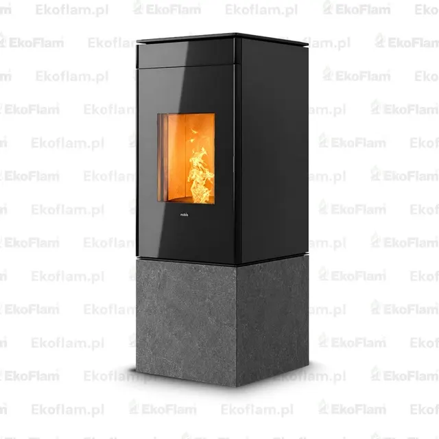 Pellet stove Nobis A8/10 Quadra V gres grey